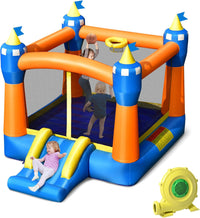 Kids Inflatable Bounce House, Magic Theme Jumping Slide Bouncer