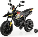 HONEY JOY Kids Ride On Motorcycle, Aprilia Licensed Children Ride On Motorbike w/2 Training Wheels