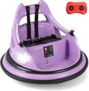 HONEY JOY Kids Ride On Bumper Car, 12V Battery Powered Bumper Car w/Remote Control & Dual Joysticks