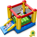 HONEY JOY Kids Inflatable Bounce House, Jumping Castle w/Mesh Wall