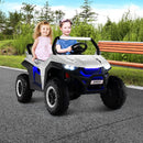 HONEY JOY 2-Seater Ride on Car, 12V Electric UTV w/Remote Control, Spring Suspension, High/Low Speed