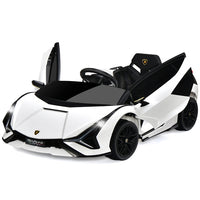 HONEY JOY Lamborghini Licensed Kids Ride On Car, Children Electric Ride-on Vehicle with Parent Remote Contro