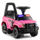 Kids Ride On Police Car 6V Electric Ride-on Vehicle Patrol Car for 18-60 Months