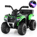 6V Kids Ride On ATV, Electric Toy Car w/Music & Spray Function, USB Port, Storage Box, 4 Anti-skid Tires, 2 km/h Max Speed