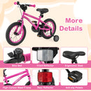 HONEY JOY 14 16 188 Inch Kid's Bike Bicycle Removable Training Wheels for 3-8 Years