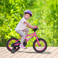 HONEY JOY 14 16 188 Inch Kid's Bike Bicycle Removable Training Wheels for 3-8 Years