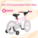 HONEY JOY 14 16 188 Inch Kid's Bike Bicycle Removable Training Wheels for 3-8 Years