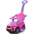 HONEY JOY 3 in 1 Kids Ride On Push Car, Stroller Sliding Walking Car with Horn, Music, Light