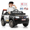 Kids Ride on Police Car 12V Electric Battery Powered Cop Car Flashing Lights