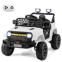 12V Kids Ride on Car Jeep, Dual Motor Toddler Electric Vehicle Truck