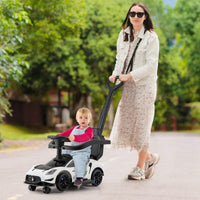 3 in 1 Ride on Push Car Maserati Licensed Foot to Floor Sliding Car 18-60 Months