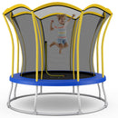 HONEY JOY 8FT/ 10FT Kids Trampoline, Galvanized Steel Frame, Weight Capacity 193KG