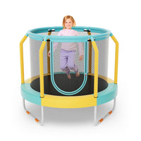 HONEY JOY Mini Trampoline with Enclosure