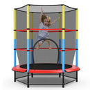 HONEY JOY 55" Kids Trampoline with Safety Enclosure Net, Mini Toddler Trampoline