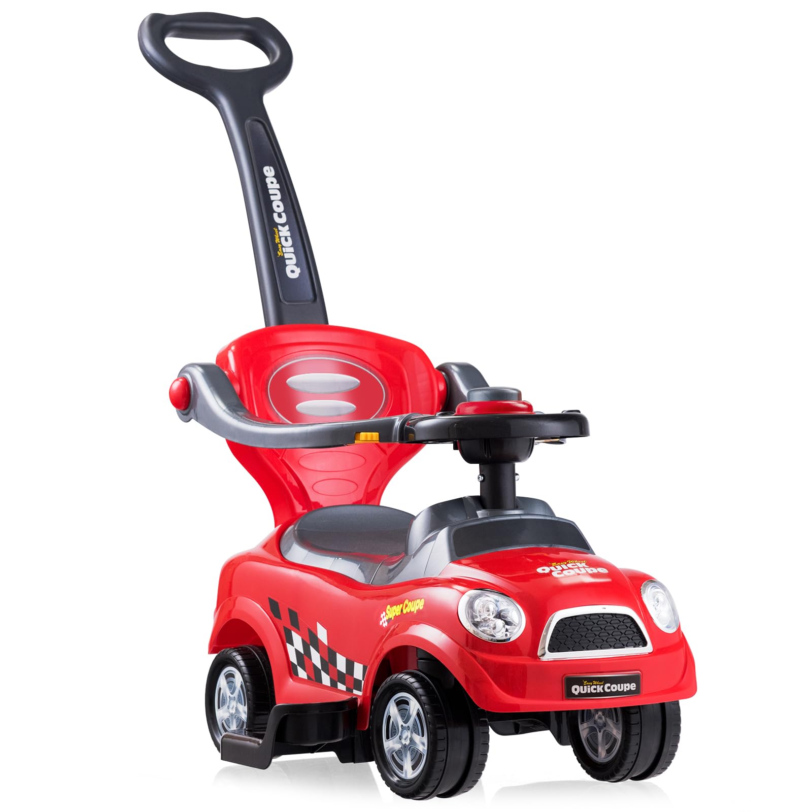 HONEY JOY 3-in-1 Ride On Push Car