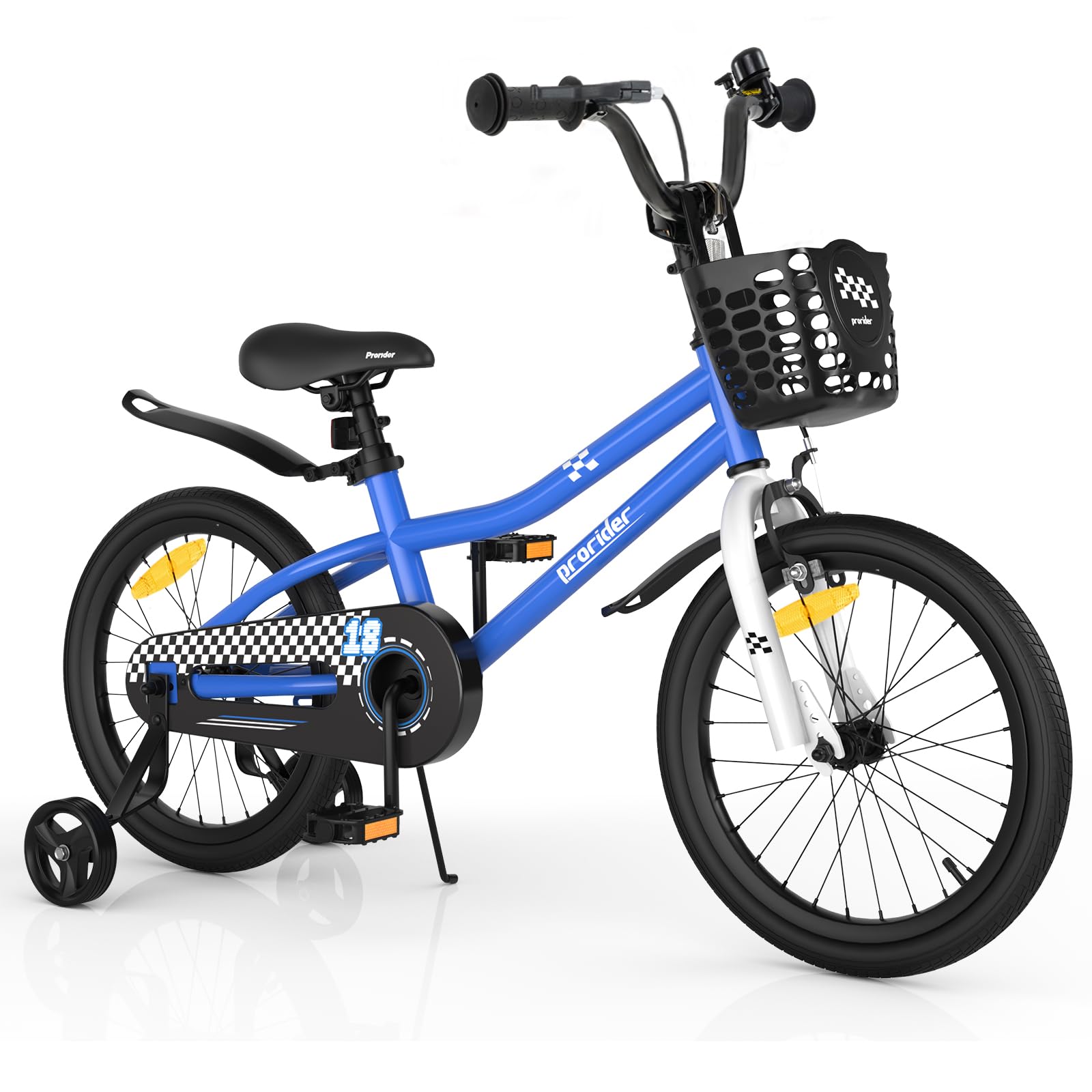 14/16/18 Inch Kid's Bike, Toddler Training Bicycle with Handbrake & Coaster Brake