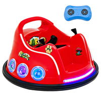 HONEY JOY Kids Ride On Car, 12V Electric Bumper Car for Children W/Remote Control, 360 Degree Spin