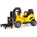 HONEY JOY Kids Electric Ride-On Car, 12V Electric Forklift with Remote Control & Gear Switches, Liftable Fork & Pallet