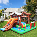 HONEY JOY Inflatable Bounce House, Jumping Castle Snow Bounce House for Kids (with 450W Blower)