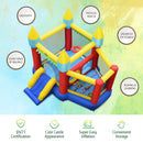 HONEY JOY Inflatable Bounce House, Inflatable Jumping Castle for Kids