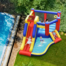 Inflatable Bounce House with Large Jumping Area, Dual Slide, Ball Pit, Climb Wall