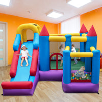 Inflatable Bounce House, Jumping Castle for Kids w/ Slide