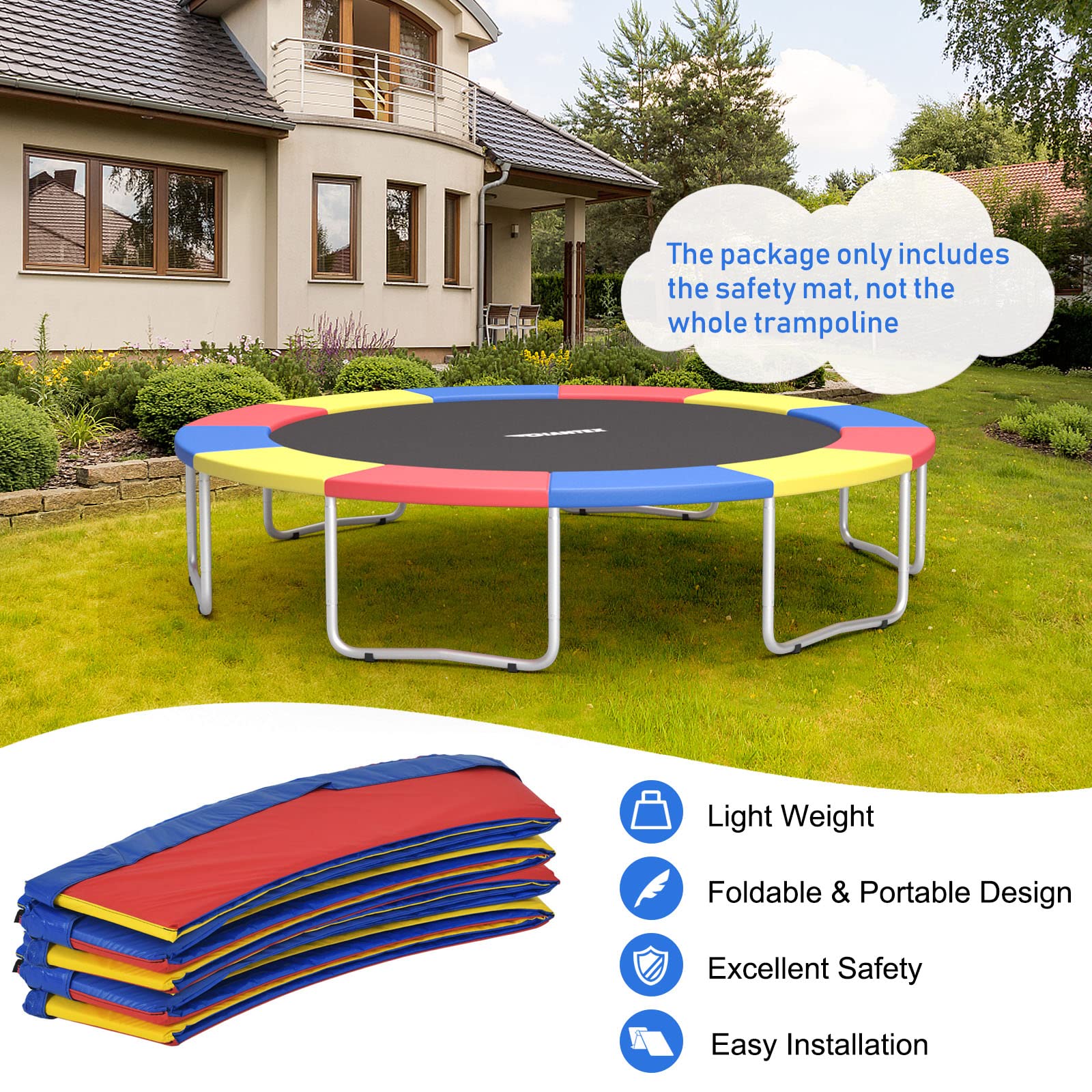 HONEY JOY Trampoline Replacement Pad