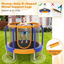 HONEY JOY Mini Trampoline with Enclosure