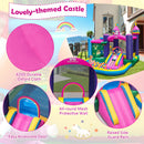 HONEY JOY Inflatable Bounce House, 6-in-1 Giant Indoor Outdoor Party Bouncy Castle