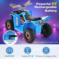 HONEY JOY Kids Ride On Car, 6V Battery Powered Motorized Toy Car with Direction Control