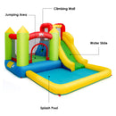 HONEY JOY Inflatable Water Slide, Indoor Outdoor Kids Water Bounce House Jumping Castle Combo