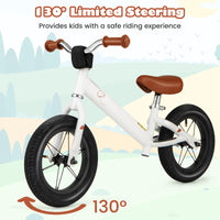 HONEY JOY Kids Balance Bike No Pedal Training Bicycle Adjustable Seat 3+ Years