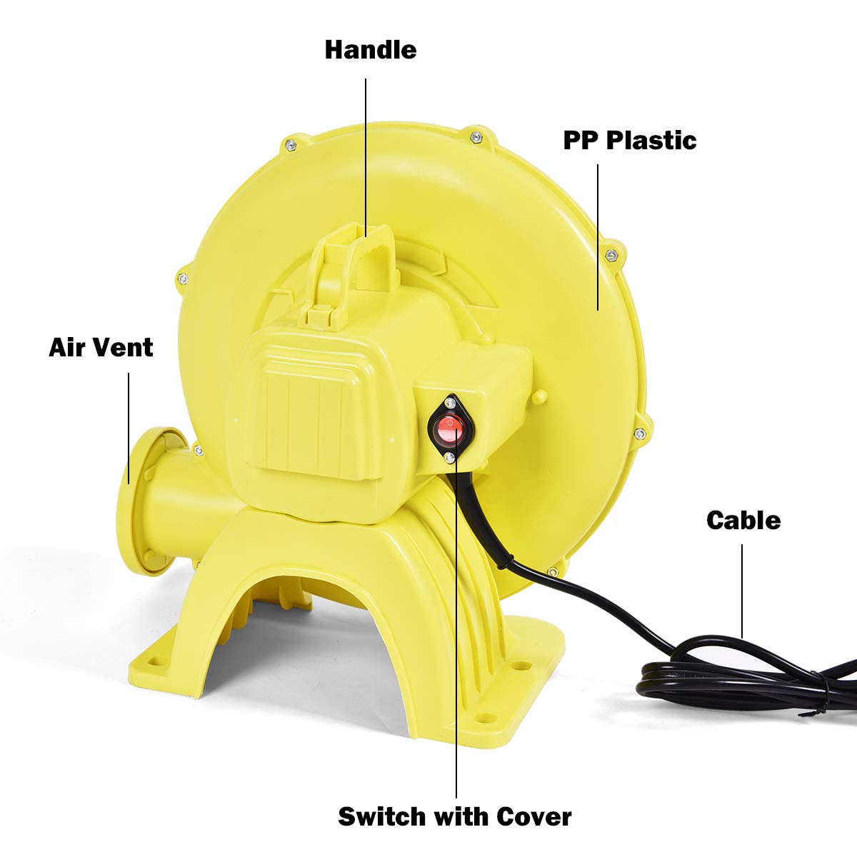 450W Air Blower, Bounce House Blower, Pump Fan Commercial Inflatable Bouncer Blower