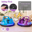 HONEY JOY Kids Ride On Car, 12V Electric Bumper Car for Children W/Remote Control, 360 Degree Spin