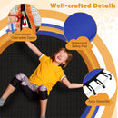 HONEY JOY Mini Trampoline with Enclosure