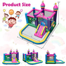 HONEY JOY Inflatable Bounce House, 6-in-1 Giant Indoor Outdoor Party Bouncy Castle