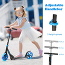 HONEY JOY Kids Folding Kick Scooter, Scooter for Children Teens w/2 Flash Wheels