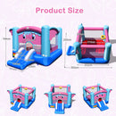 HONEY JOY Inflatable Bounce House, 3-in-1 Elephant Theme Kids Jumping Castle with Jumping Area(without Blower)