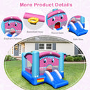 HONEY JOY Inflatable Bounce House, 3-in-1 Elephant Theme Kids Jumping Castle with Jumping Area(without Blower)