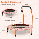 HONEY JOY 36” Mini Trampoline for Kids