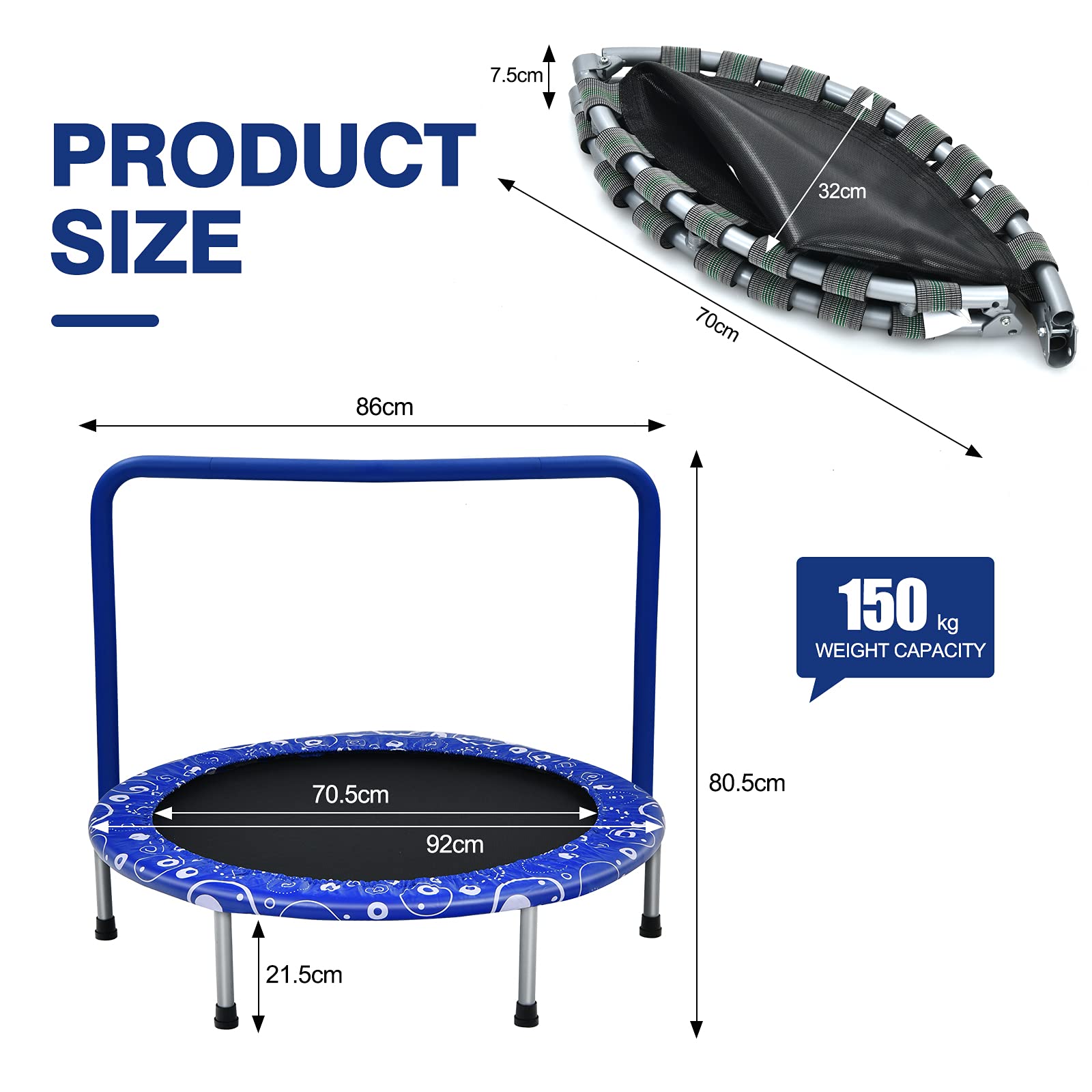 HONEY JOY 36” Kids Trampoline