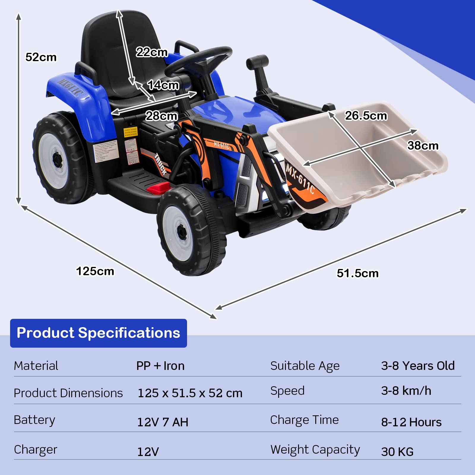 HONEY JOY Ride on Car, Electric Car for Kids