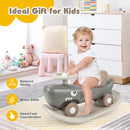 HONEY JOY 3-in-1 Kids Rocking Horse & Sliding Car