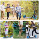 HONEY JOY Kids Folding Kick Scooter, Scooter for Children Teens w/2 Flash Wheels