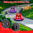 HONEY JOY Kids Ride On Car, 12V Electric Bumper Car for Children W/Remote Control, 360 Degree Spin