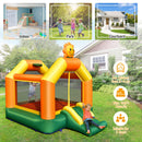 HONEY JOY Inflatable Bounce House, Sunflower Theme Jumping Slide Bouncer (with 450W Blower)