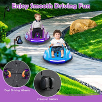 HONEY JOY Kids Ride On Car, 12V Electric Bumper Car for Children W/Remote Control, 360 Degree Spin