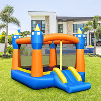 Kids Inflatable Bounce House, Magic Theme Jumping Slide Bouncer