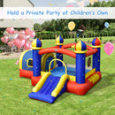 HONEY JOY Inflatable Bounce House, 5 in 1 Bouncy Castle for Kids with Playhouse(with 450W Blower)