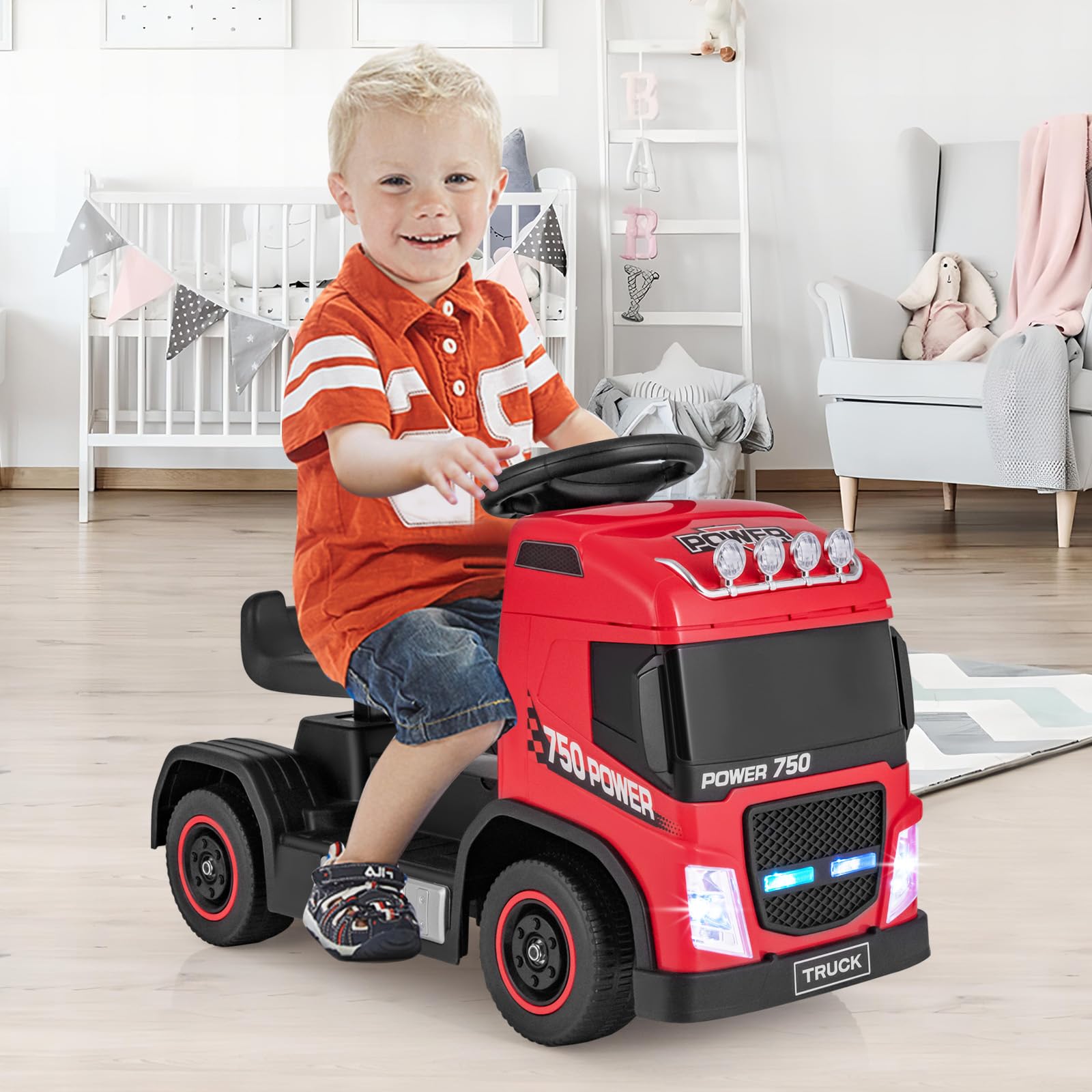 HONEY JOY Kids' Ride On Push Truck